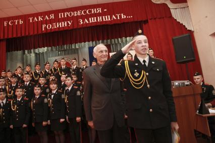 Барнаул. Актер Василий Лановой во время своего творческого вечера в Доме Культуры.