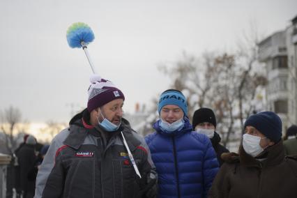 Екатеринбург. Участники несанкционированного шествия сторонников оппозиционера Алексея Навального