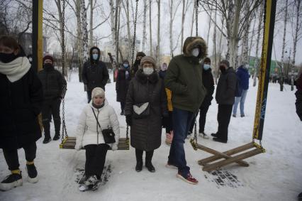 Екатеринбург. Участники несанкционированного шествия сторонников оппозиционера Алексея Навального