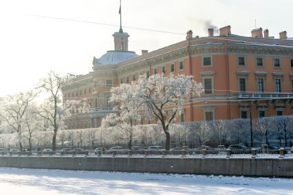 Санкт-Петербург. Заснеженный город.