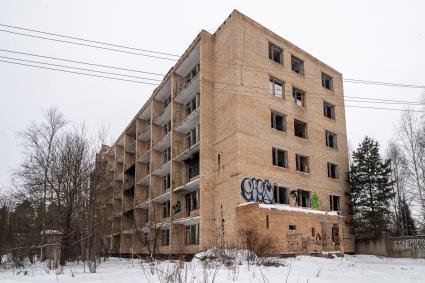 Московская область, Кубинка. Бывший пансионат `Голубое озеро`.