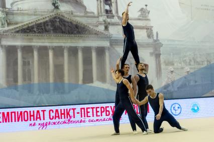 Санкт-Петербург. во время Чемпионата по художественной гимнастике в ЦХГ `Жемчужина`.