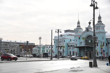 Москва. Вид на площадь Белорусского вокзала.