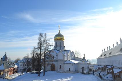 Московская область, Звенигород. Собор Рождества Богородицы на территории Саввино-Сторожевского монастыря.