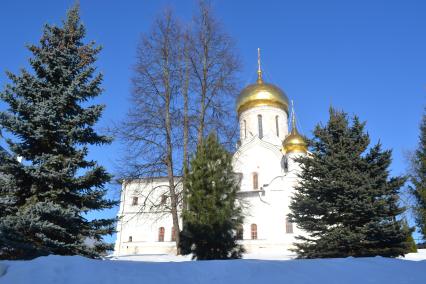 Московская область, Звенигород. Собор Рождества Богородицы на территории Саввино-Сторожевского монастыря.