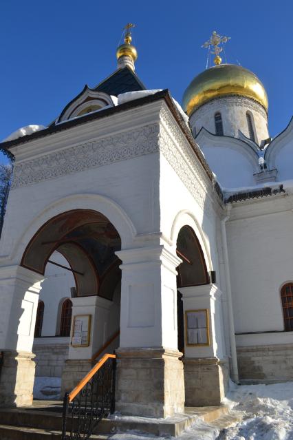 Московская область, Звенигород. Собор Рождества Богородицы на территории Саввино-Сторожевского монастыря.