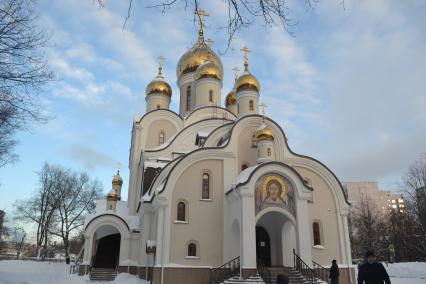 Москва. Храм святой блаженной Матроны Московской  в Дмитровском.