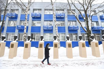 Москва. Территория универсального спортивного комплекса ЦСКА.