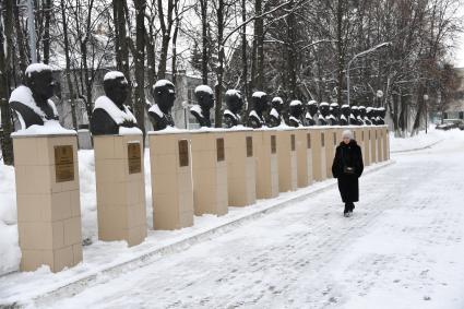 Москва. Территория универсального спортивного комплекса ЦСКА.