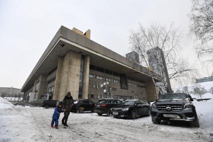 Москва. Территория универсального спортивного комплекса ЦСКА.