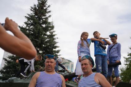 Самара. Во время празднования Дня Воздушно-десантных войск России.