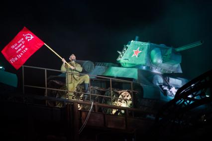 Севастополь. Участники XXV Международного байк-шоу Крах Вавилона, посвящено 75-летию Победы в Великой Отечественной войне.