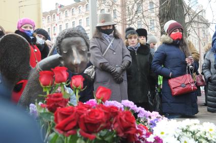 Санкт-Петербург. Церемония открытия мемориала, посвященного умершим из-за коронавируса медикам.