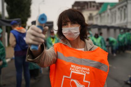 Самара. Военный парад в ознаменование 75-летия Победы в Великой Отечественной войне 1941-1945 годов.