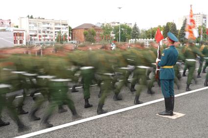 Самара. Военный парад в ознаменование 75-летия Победы в Великой Отечественной войне 1941-1945 годов.