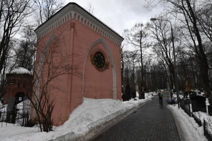 Москва.  Часовня-усыпальница Волконской на Введенском кладбище.