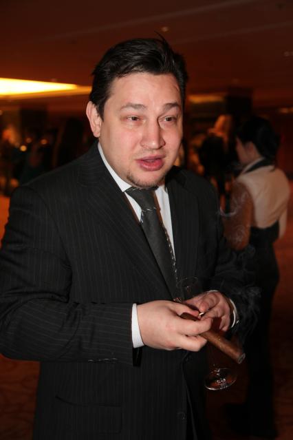 Lotte Hotel. Новогодняя вечеринка FASHION NEW YEAR 2011. На снимке: продюсер Александр Изотов