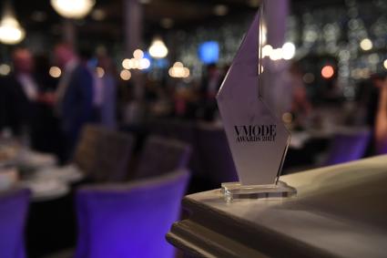 Москва. Церемония вручения премии `VMode Awards 2021` в ресторане `Шале Березка`.