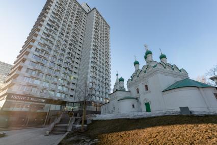 Москва. Церковь Симеона Столпника на Поварской улице.