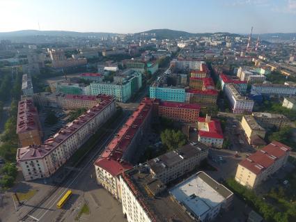 Мурманск. Вид на город.