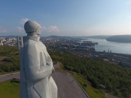 Мурманск. Мемориал `Защитникам Советского Заполярья в годы Великой Отечественной войны` (`Алёша`).