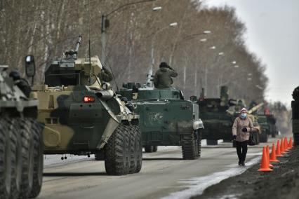 Екатеринбург. Репетиция парада Победы.