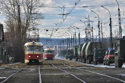 Екатеринбург. Репетиция парада Победы.