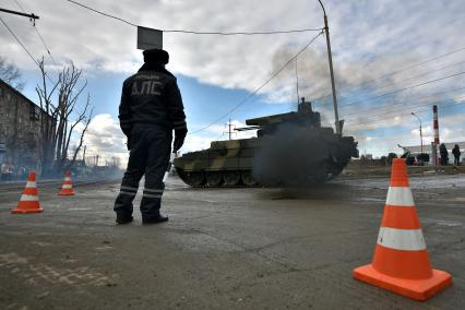 Екатеринбург. Репетиция парада Победы. боевая машина поддержки танков \'Терминатор\'