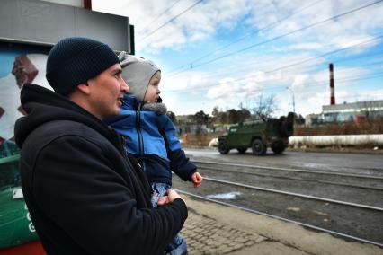 Екатеринбург. Репетиция парада Победы.