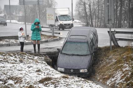 Владимирская область. Авария на дороге.