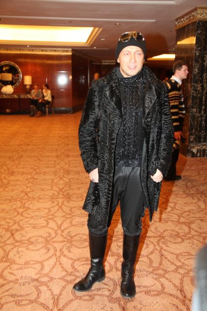 Lotte Hotel. Новогодняя вечеринка FASHION NEW YEAR 2011. На снимке: дизайнер Игорь Гуляев