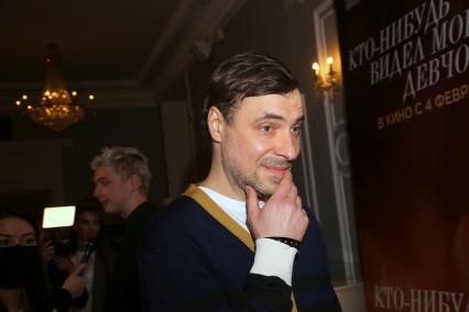 Кинотеатр ИЛЛЮЗИОН. Премьера Фильма КТО-НИБУДЬ ВИДЕЛ МОЮ ДЕВЧОНКУ? 2021. На снимке: актер Евгений Цыганов