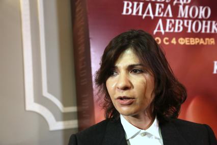 Кинотеатр ИЛЛЮЗИОН. Премьера Фильма КТО-НИБУДЬ ВИДЕЛ МОЮ ДЕВЧОНКУ? 2021. На снимке: продюсер, режиссер Нателла Крапивина