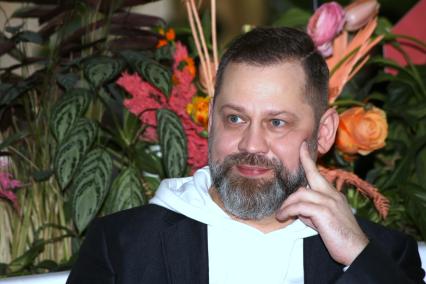 Ресторан ВОСХОД. Пресс-завтрак ПРЕМИИ МУЗ-ТВ 20/21. НАЧАЛО СВЕТА. 2021. На снимке: генеральный директор телеканала МУЗ-ТВ Захар Бабин