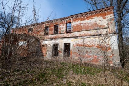 Московская облась, Домодедовский район. Вид на развалины усадьбы Кузьминское.
