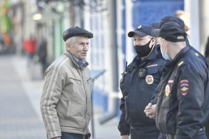 Екатеринбург. Во время несогласованной акции сторонников оппозиционера Алексея Навального