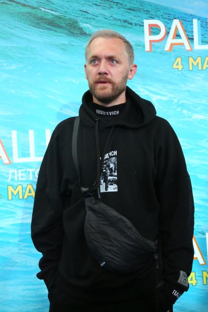 Кинотеатр КАРО 11 ОКТЯБРЬ. Премьера фильма РАШН ЮГ. 2021. На снимке: актер Денис Шведов