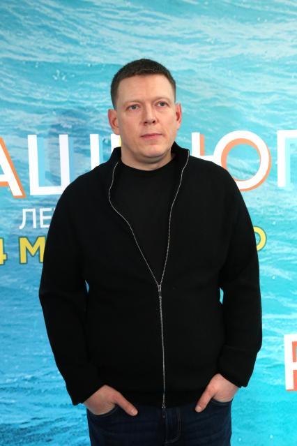 Кинотеатр КАРО 11 ОКТЯБРЬ. Премьера фильма РАШН ЮГ. 2021.  На снимке: актер Сергей Лавыгин