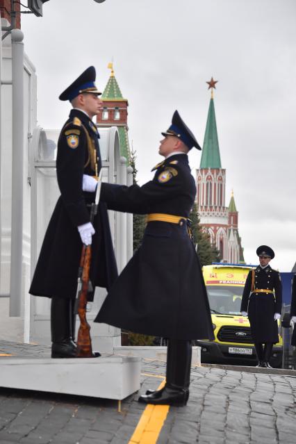 Москва. Военный парад, посвященный 76-й годовщине Победы в Великой Отечественной войне.