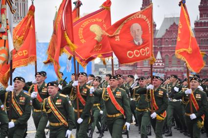 Москва. Военный парад, посвященный 76-й годовщине Победы в Великой Отечественной войне.