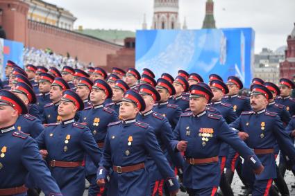 Москва. Военный парад, посвященный 76-й годовщине Победы в Великой Отечественной войне.