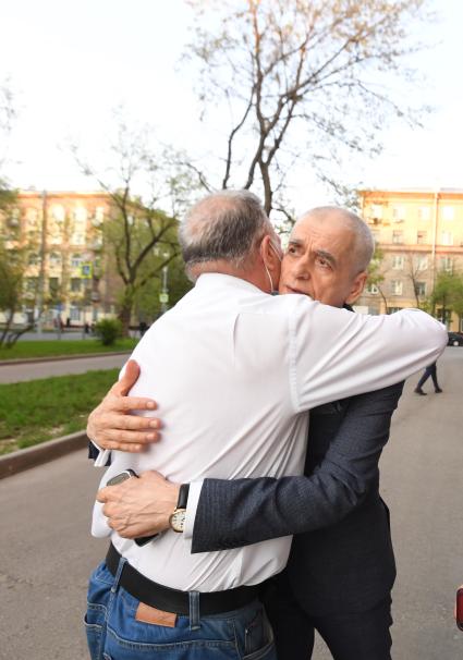 Москва. Депутат Государственной Думы РФ, бывший главный санитарный врач Геннадий Онищенко на радио `Комсомольской правды`.