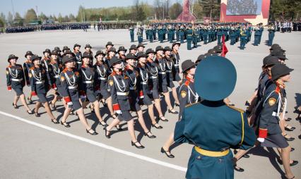 Пермь.  Во время празднования 76-й годовщины Победы в Великой Отечественной войне.