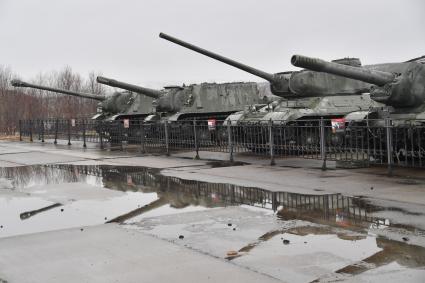 Мурманская область. Экспозиция под открытым небом в музее военно-воздушных сил Северного флота.
