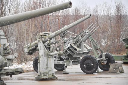 Мурманская область. Экспозиция под открытым небом в музее военно-воздушных сил Северного флота.