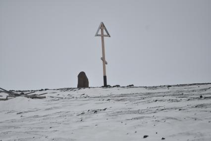 Архангельская область. Российская военная база `Арктический трилистник`на острове Земля Александры архипелага Земля Франца-Иосифа.