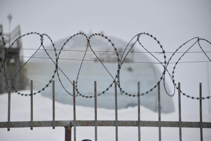 Архангельская область. Российская военная база `Арктический трилистник`на острове Земля Александры архипелага Земля Франца-Иосифа.