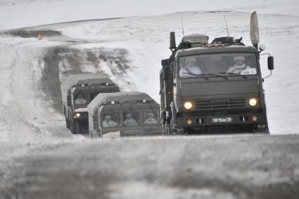 Архангельская область. Российская военная база `Арктический трилистник`на острове Земля Александры архипелага Земля Франца-Иосифа.