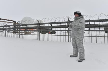 Архангельская область. Российская военная база `Арктический трилистник`на острове Земля Александры архипелага Земля Франца-Иосифа.