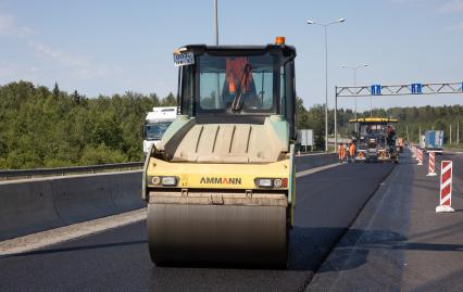 Пермь. Работы по замене асфальта.